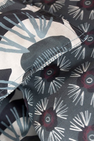 Parure de couette en coton 57 fils/cm² Sunshine - Blanc et bleu