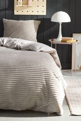 Parure de couette Bien au chaud - Beige