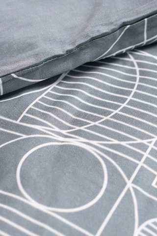 Parure de couette en coton Sunshine - Gris