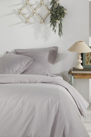 Parure de couette Charme - Gris
