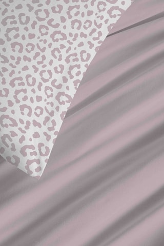 Parure de couette réversible en coton 57 fils/cm² Diana - Rose