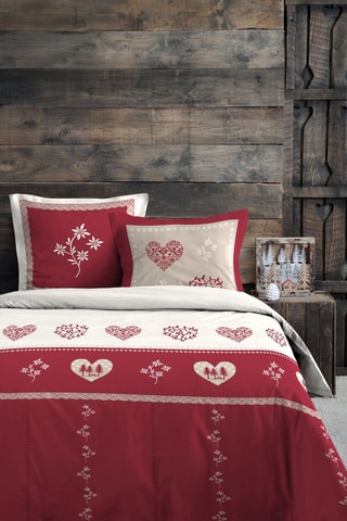 Parure de couette - Rouge