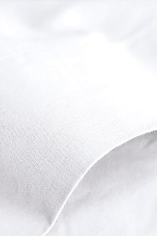 Drap plat en coton 57 fils/cm² - Blanc