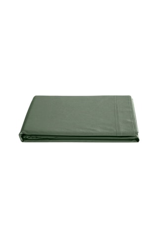 Drap plat en coton 57 fils/cm² - Vert
