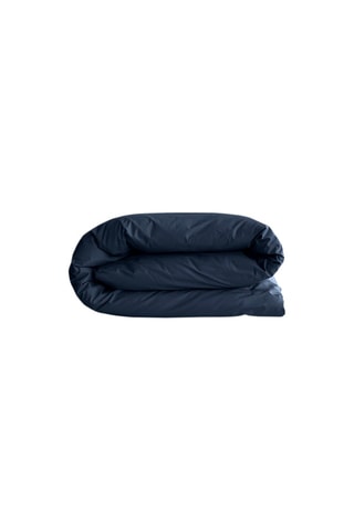 Housse de couette en coton 57 fils/cm² - Bleu nuit