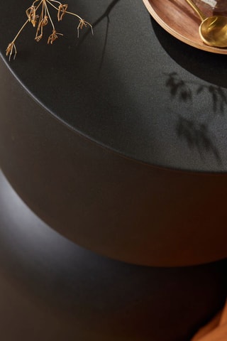 Table d'appoint  - 30 x 30 x 46 cm - Noir