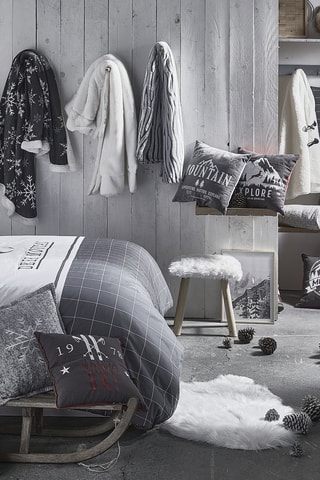 Plaid Hors Piste - Gris - 150 x 200 cm