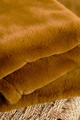 Plaid Indies - Marron - 125 x 150 cm