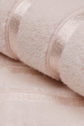 2 draps de douche Dolce - Marron - 70 x 140 cm