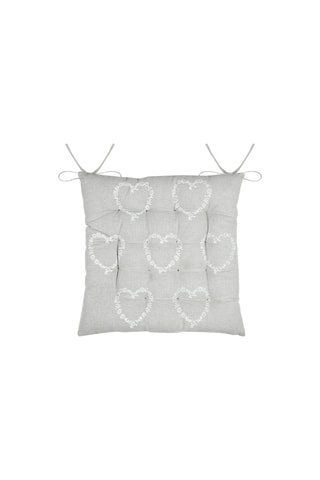 Galette de chaise Abrin - Gris - 40 x 40 cm