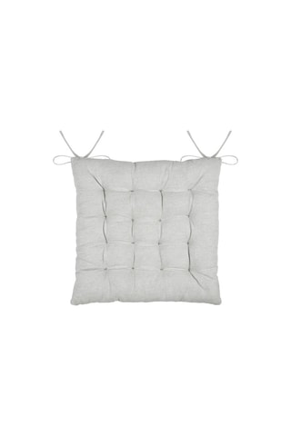 Galette de chaise Abrin - Gris - 40 x 40 cm