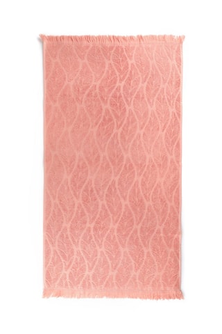 Serviette de toilette - Saumon - 50 x 90 cm