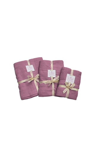 Serviette de toilette - Rose poudré - 50 x 100 cm