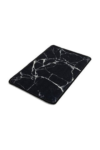 Tapis de bain Marble Noir - 40 x 60 cm