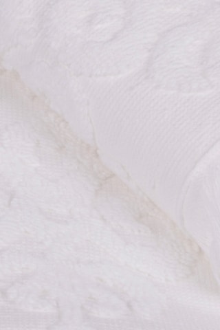 2 serviettes de toilette - Blanc - 50 x 90 cm