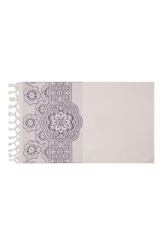 2 serviettes de toilette - Blanc - 50 x 90 cm