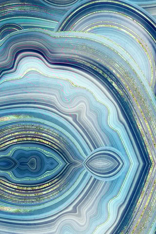 2 tapis de bain - Bleu - 40 x 60/60 x 100 cm