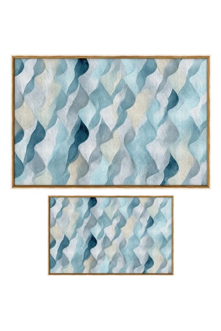 2 tapis de bain - Bleu - 50 x 60/60 x 100 cm