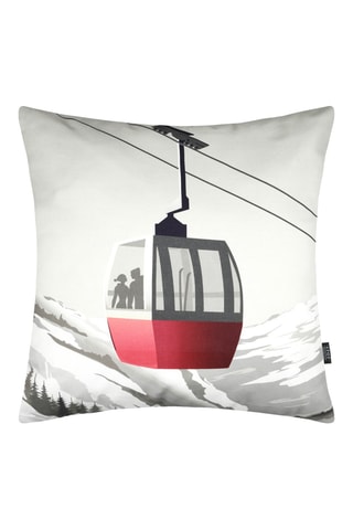 Coussin - Rouge et blanc - 50 x 50 cm