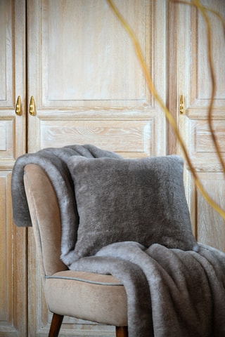 Coussin - Taupe - 45 x 45 cm