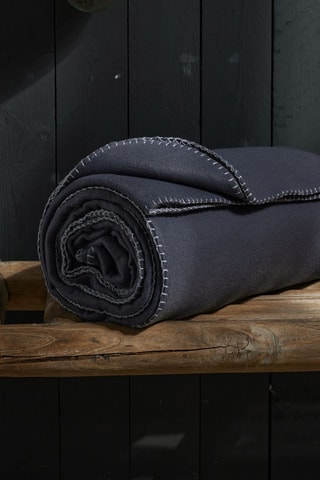 Plaid polaire - Anthracite - 220 x 240 cm