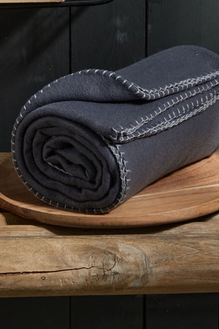 Plaid polaire - Anthracite - 220 x 240 cm