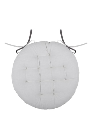 Galette de chaise - Gris - 38 x 38 cm