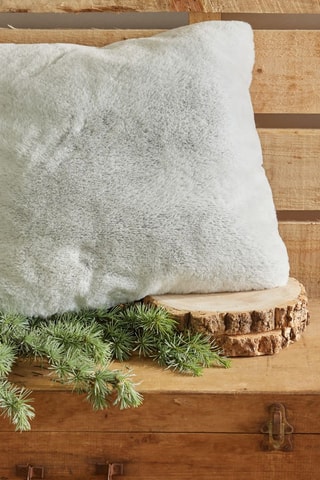 Coussin et plaid - Gris - 45 x 45/125 x 150 cm