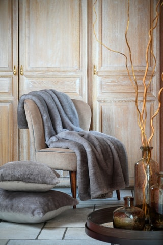 Plaid - Taupe - 130 x 150 cm