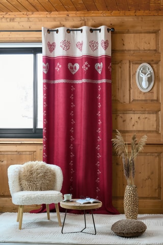 Rideau - Rouge - 140 x 260 cm