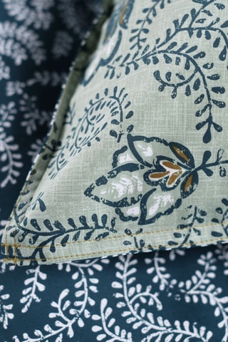 Parure de couette en coton 57 fils/cm² - Vert d’eau