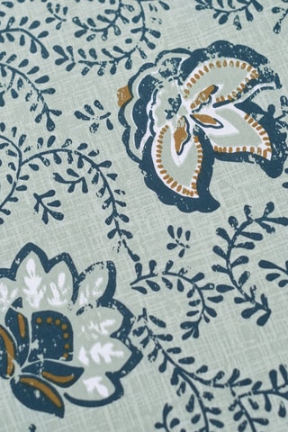 Parure de couette en coton 57 fils/cm² - Vert d’eau