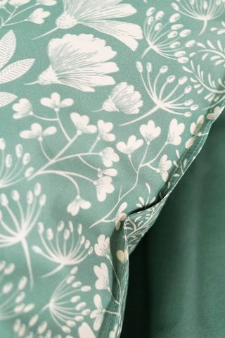 Parure de couette en coton 57 fils/cm² - Vert d’eau