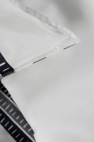 Parure de couette en coton 57 fils - Blanc