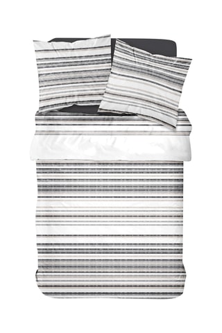 Parure de couette en coton 57 fils - Blanc