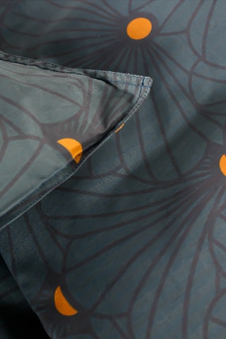 Parure de couette en coton 57 fils/cm² - Bleu foncé