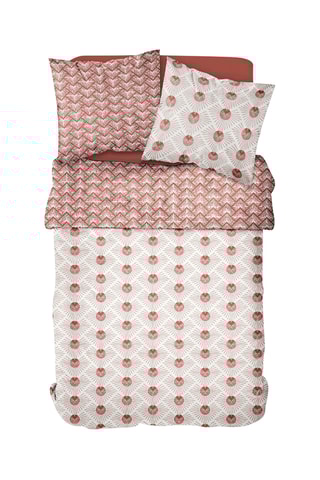 Parure de couette en coton 57 fils - Blanc