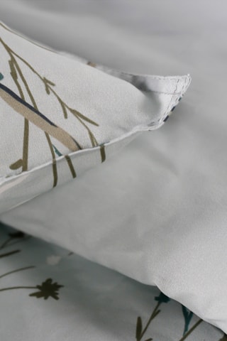 Parure de couette en coton 57 fils/cm² - Vert clair