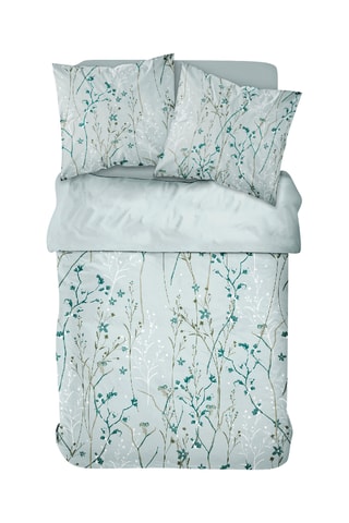 Parure de couette en coton 57 fils/cm² - Vert clair