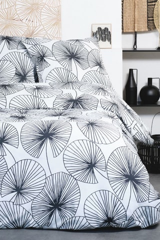 Parure de couette en coton 57 fils/cm² - Blanc