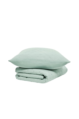 Ensemble couvre-lit - Bleu clair