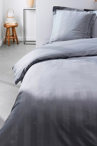 Parure de couette en coton 98 fils/cm² - Gris