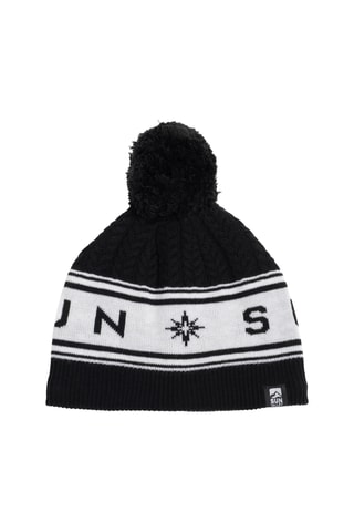 Bonnet en laine mérinos Judson - Noir