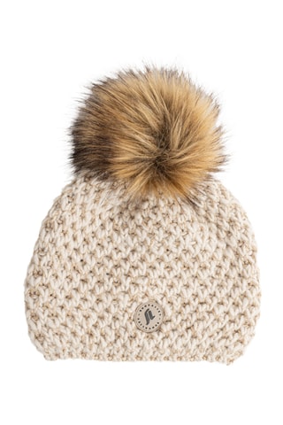 Bonnet à pompon Janee - Beige