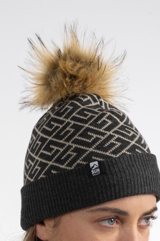 Bonnet en laine mérinos Jicavo - Anthracite