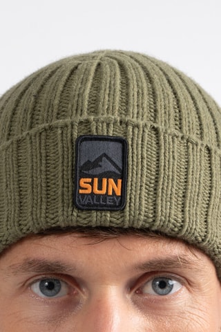 Bonnet en laine vierge et cachemire Jasgi - Kaki