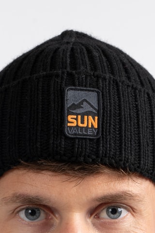 Bonnet en laine vierge et cachemire Jasgi - Noir