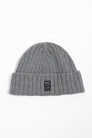 Bonnet en laine vierge et cachemire Jigsaw - Gris