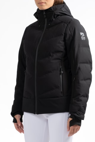 Doudoune de ski à capuche Kamino - Noir