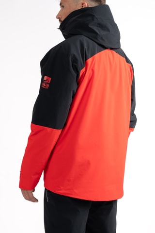 Veste de ski à capuche Daemon - Rouge et noir